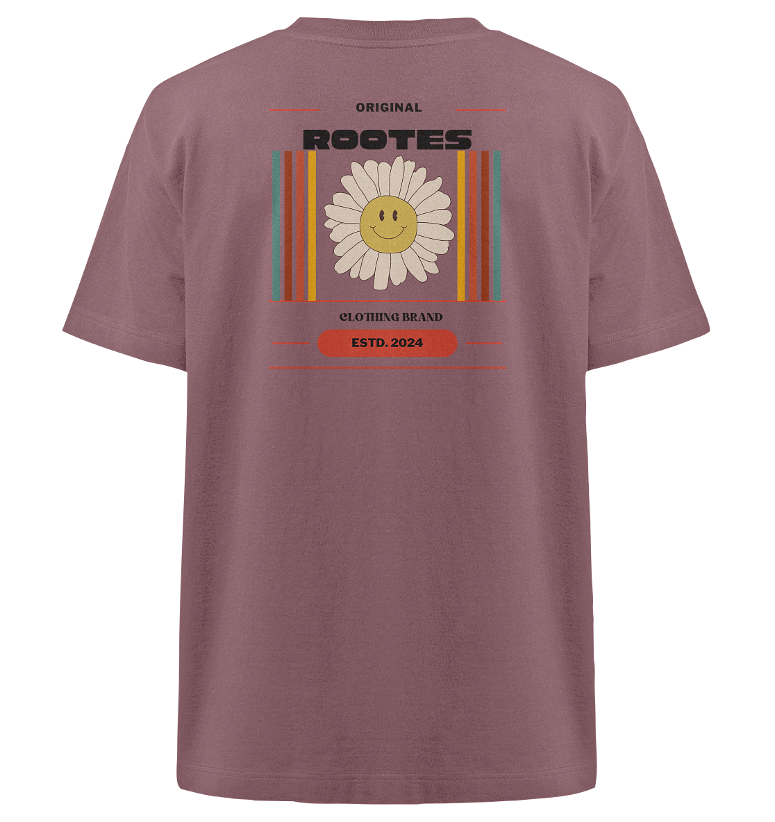 Rootes Fashon Sunflower Tee - Heavy Oversized Organic Shirt