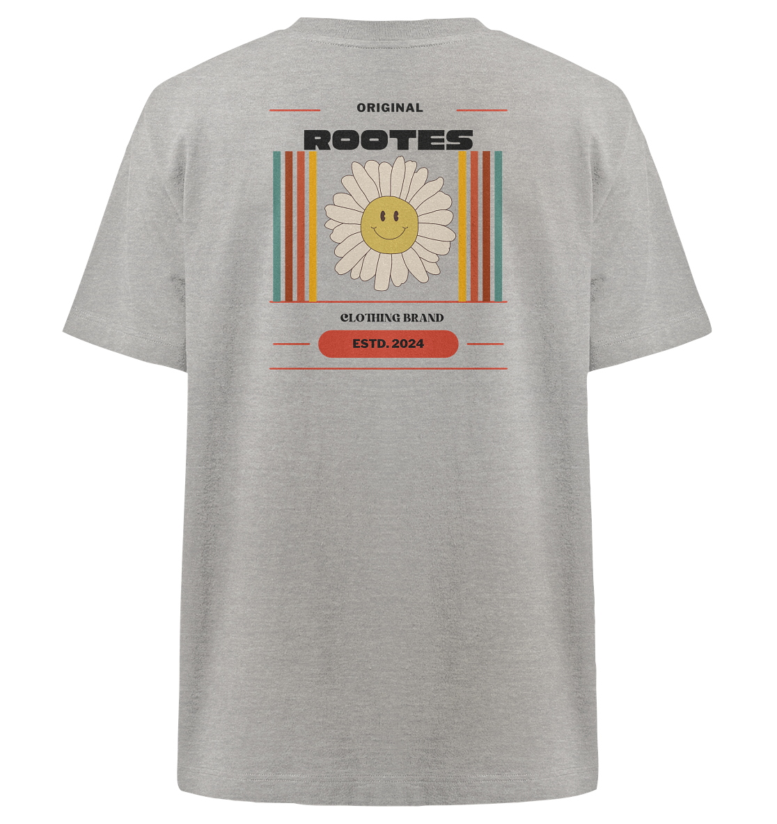 Rootes Fashon Sunflower Tee - Heavy Oversized Organic Shirt