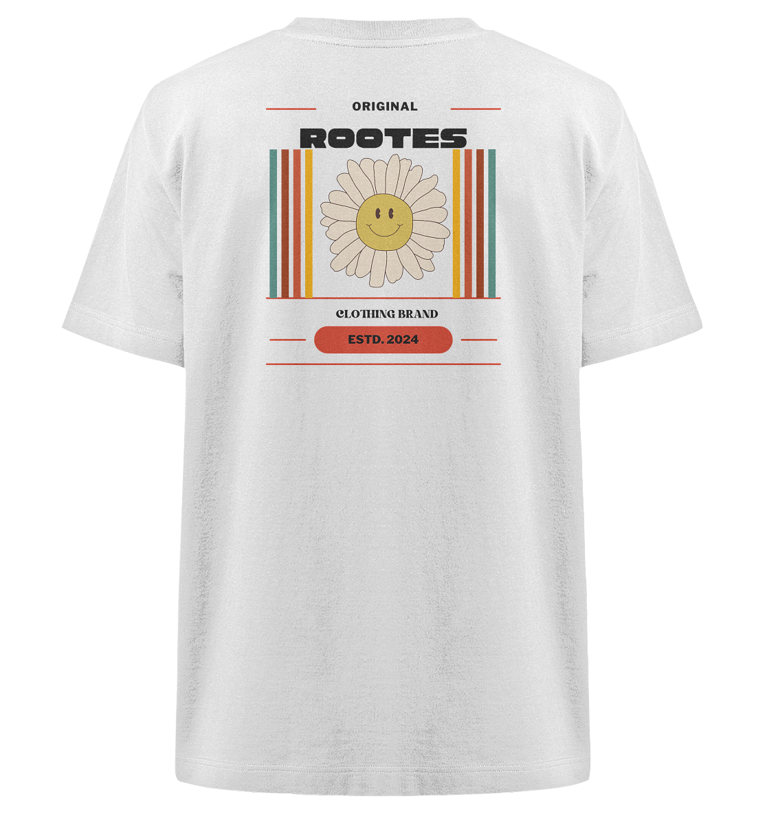 Rootes Fashon Sunflower Tee - Heavy Oversized Organic Shirt