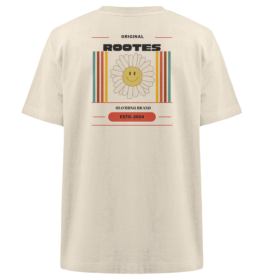 Rootes Fashon Sunflower Tee - Heavy Oversized Organic Shirt
