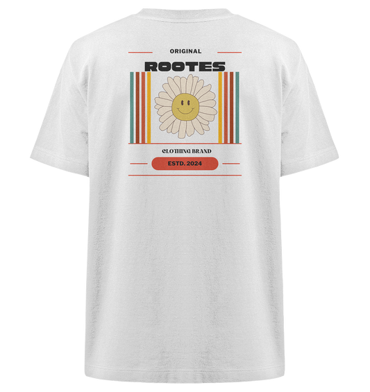 Rootes Fashon Sunflower Tee - Heavy Oversized Organic Shirt